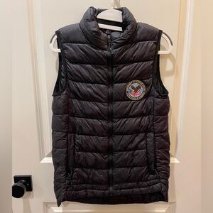 American Excellence Sport Department of Veterans Affairs Black Puffer Vest